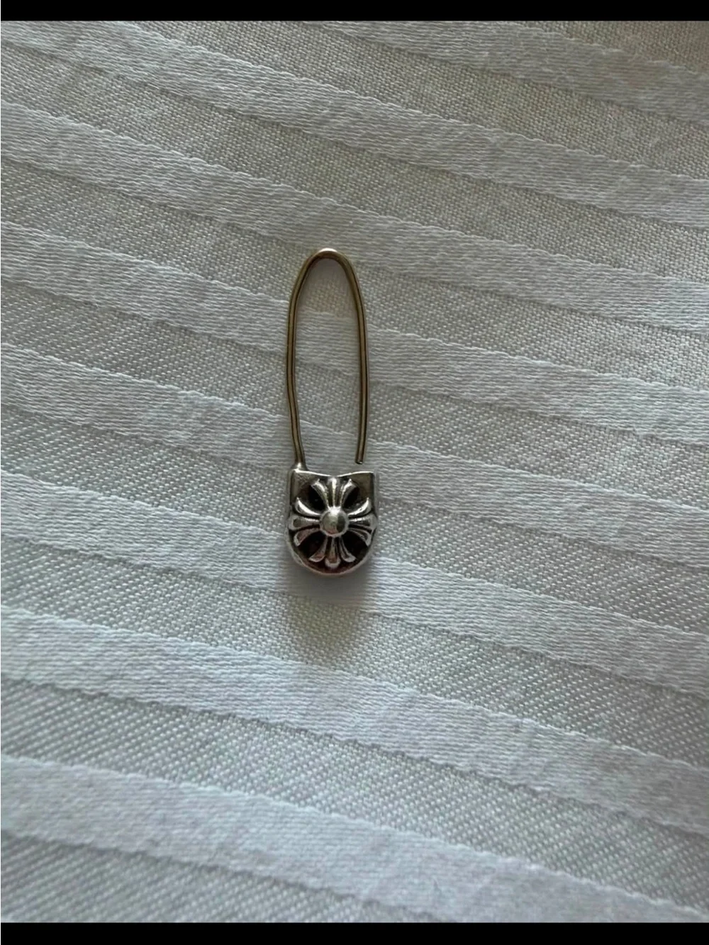 Chrome Hearts Silver Floral Key Hook